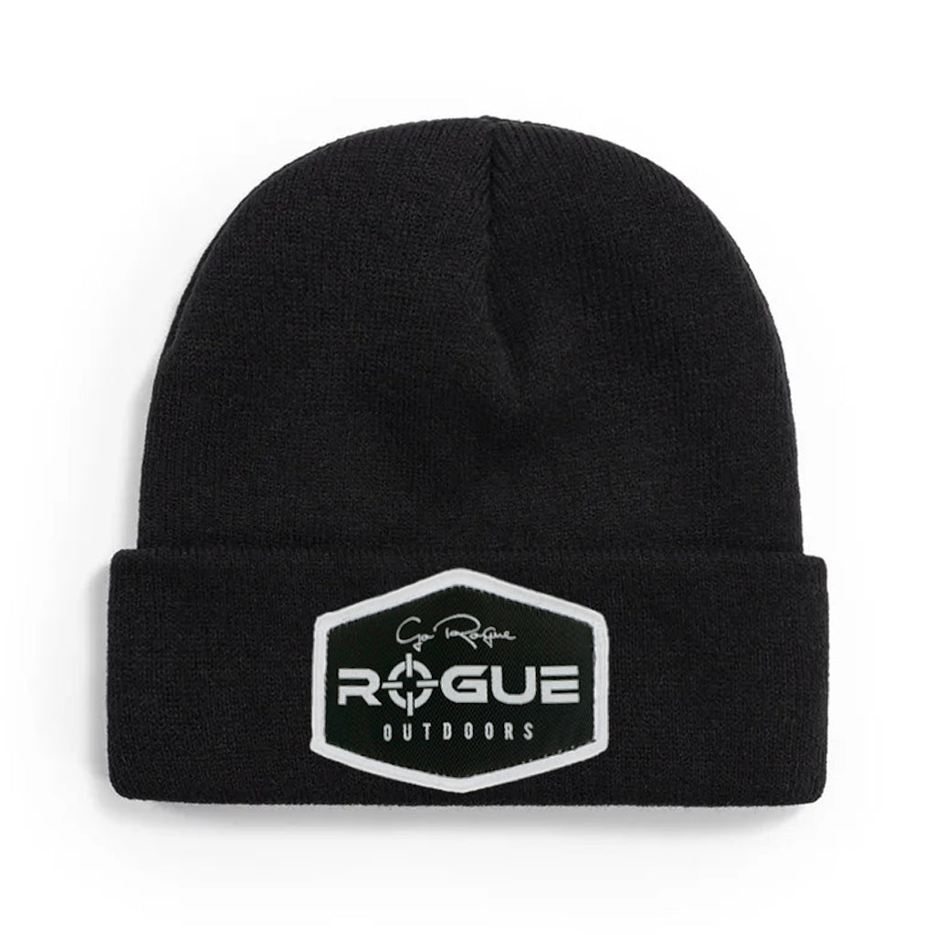 Rogue Beanie Black Rogue Patch Hat