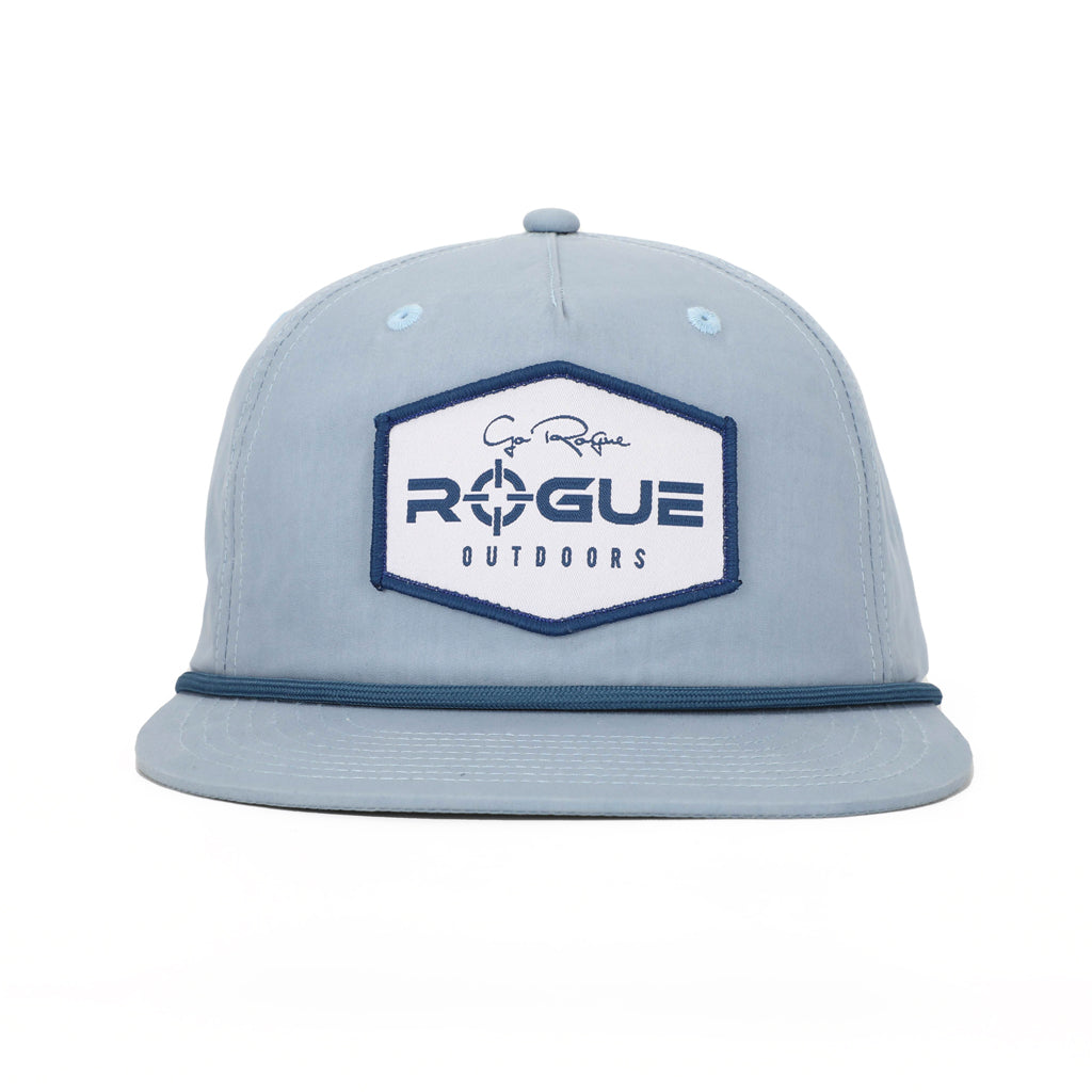 Rogue Umpqua Rope Light Blue/Blue Rogue Patch Hat