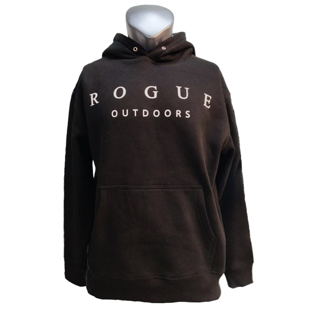 Rogue Hoodie Black with White Rogue Logo
