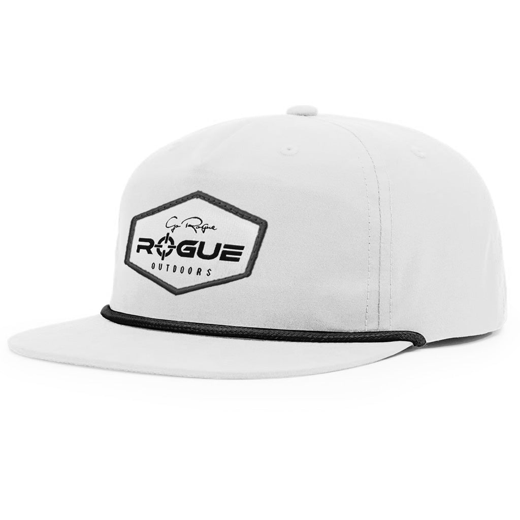 White Impqua Hat - Rogue Shield Patch